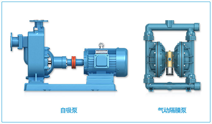 氣動隔膜泵和自吸泵